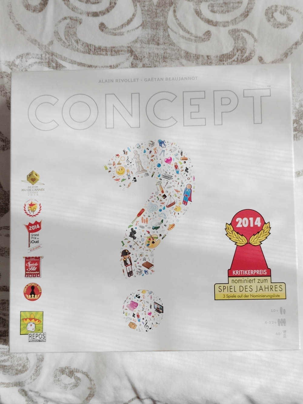 Concept Party Board Game by Repos Production